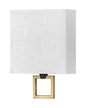 Hinkley - 41302BK - LED Wall Sconce - Link Off White - Black