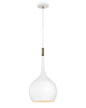 Hinkley - 4457CI - LED Pendant - Ziggy - Chalk White