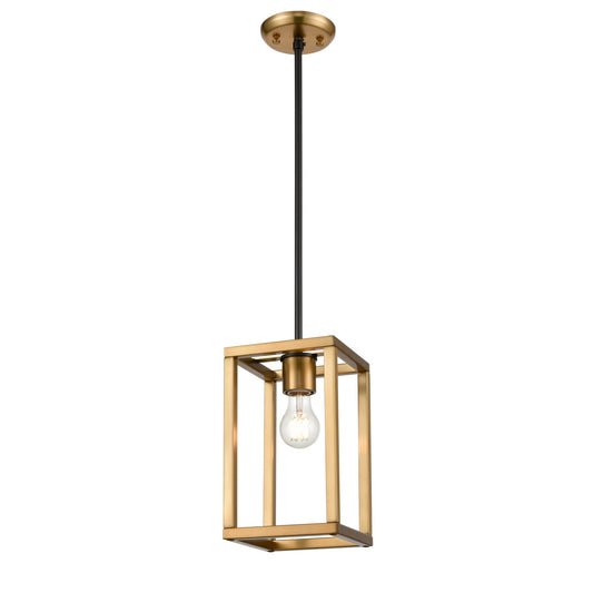 DVI Lighting - DVP28121MF+BR+GR - One Light Mini-Pendant - Sambre - Multiple Finishes And Brass And Graphite