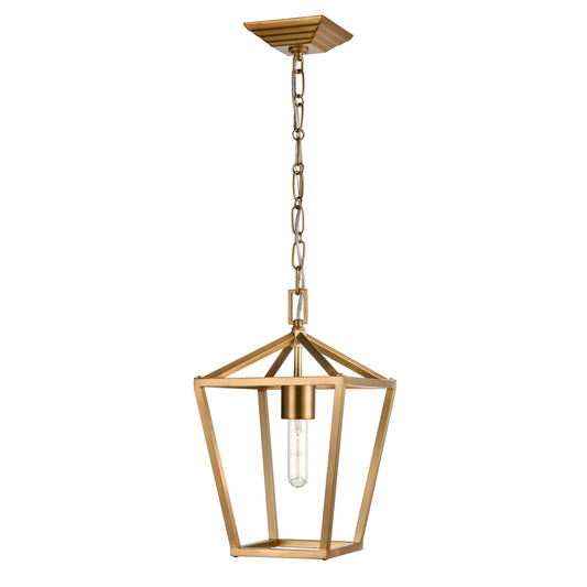 DVI Lighting - DVP30120MF+BR - One Light Mini-Pendant - Lundy'S Lane - Multiple Finishes And Brass