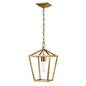 DVI Lighting - DVP30120MF+BR - One Light Mini-Pendant - Lundy'S Lane - Multiple Finishes And Brass