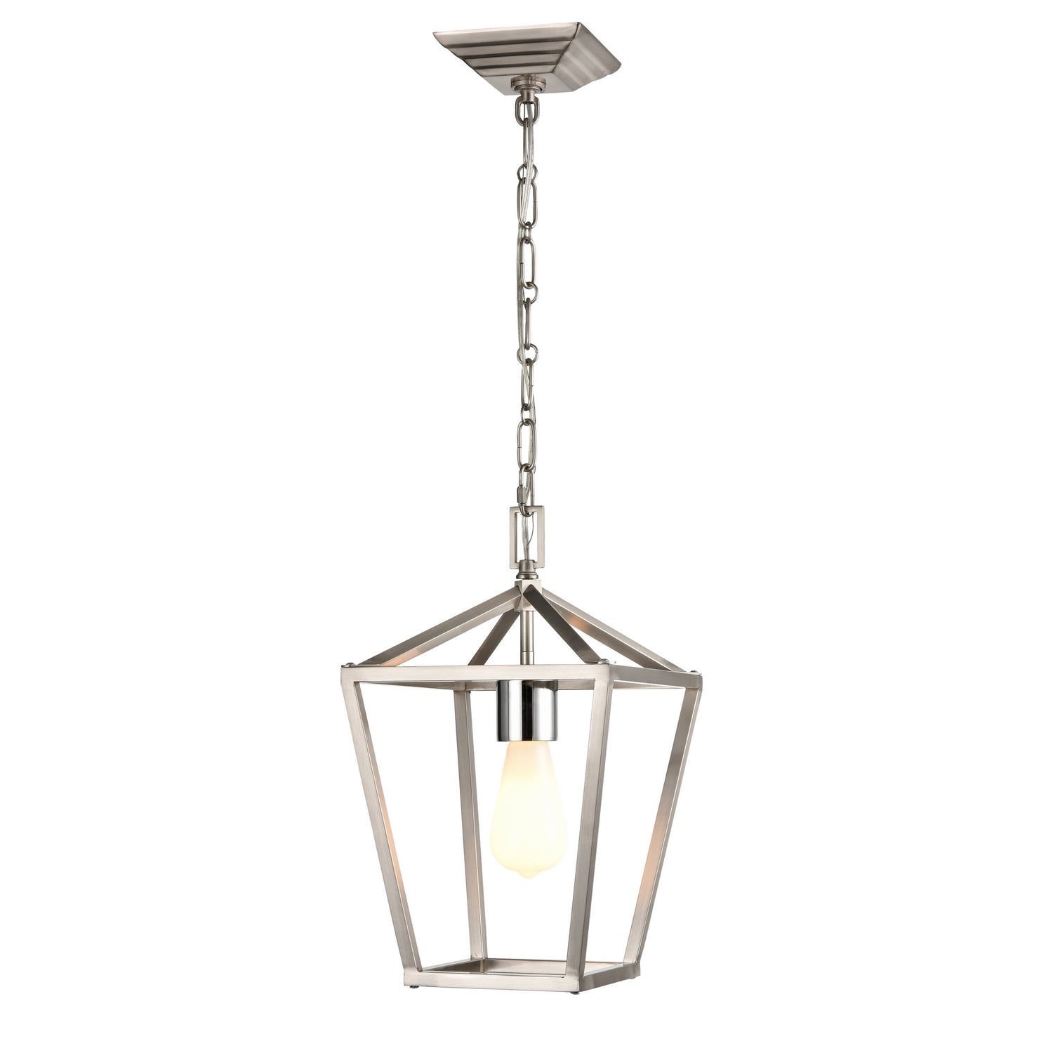 DVI Lighting - DVP30120MF+SN - One Light Mini-Pendant - Lundy'S Lane - Multiple Finishes And Satin Nickel