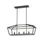 DVI Lighting - DVP43802GR - Four Light Linear Pendant - Cabot Trail - Graphite