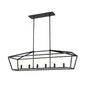 DVI Lighting - DVP43804GR - Six Light Linear Pendant - Cabot Trail - Graphite