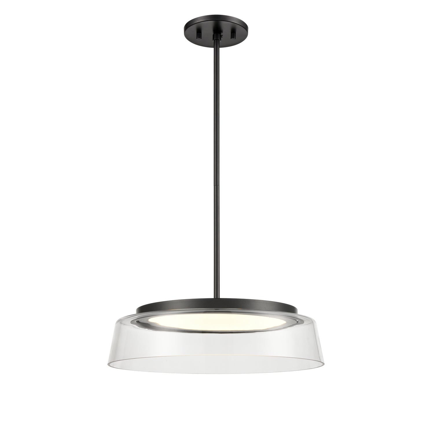 DVI Lighting - DVP46708GR-CL - LED Dual Mount - Triptych - Graphite With Clear Glass