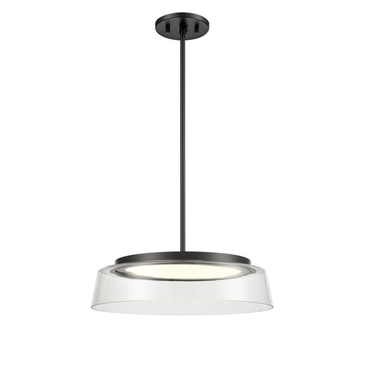 DVI Lighting - DVP46708GR-CL - LED Dual Mount - Triptych - Graphite With Clear Glass