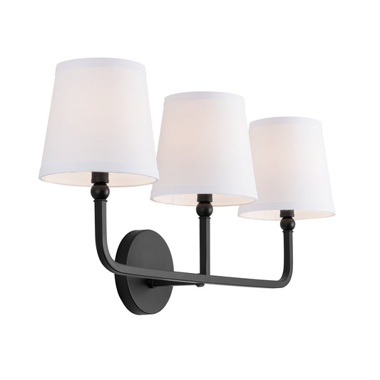 Capital Lighting - 119331MB-674 - Three Light Vanity - Dawson - Matte Black