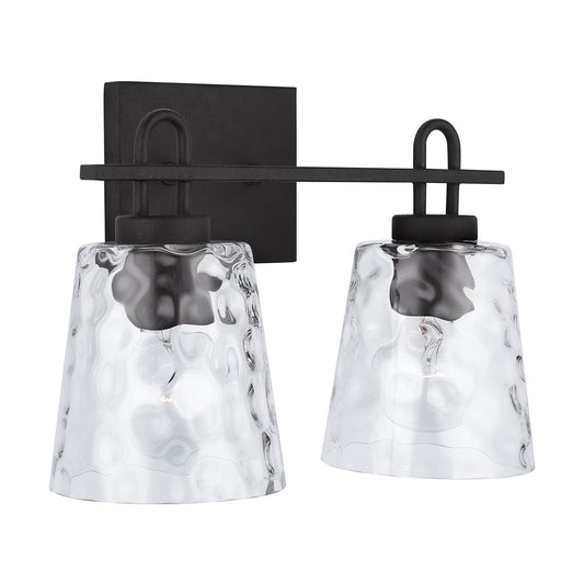 Capital Lighting - 138322BI-492 - Two Light Vanity - Fenton - Black Iron