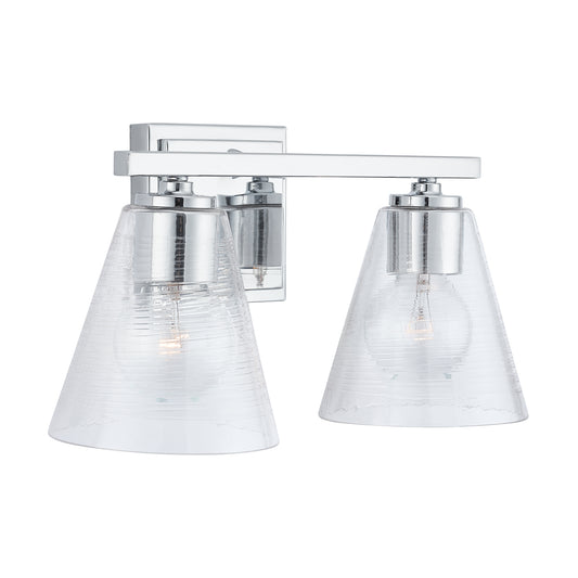 Capital Lighting - 138323CH-493 - Two Light Vanity - Layla - Chrome