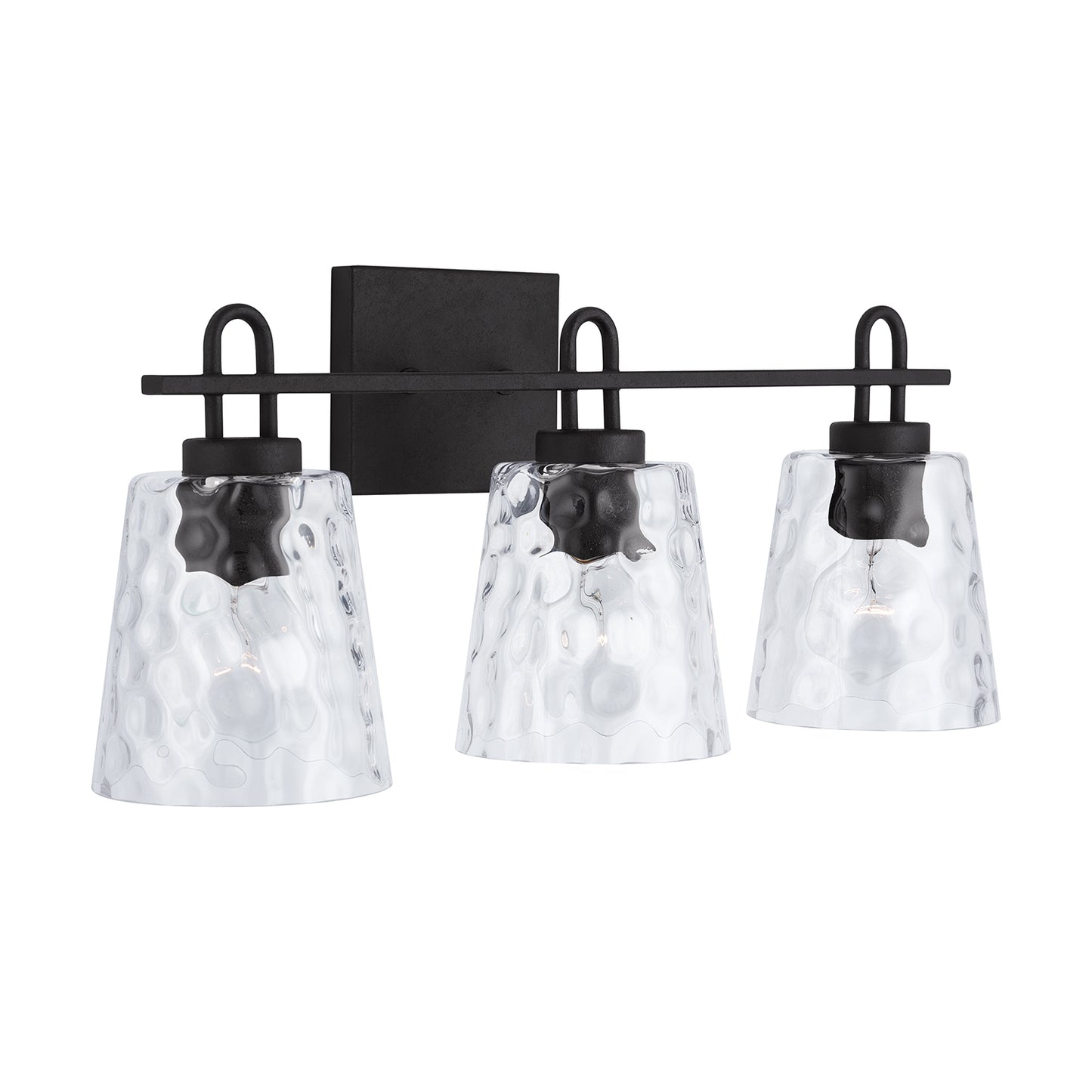 Capital Lighting - 138332BI-492 - Three Light Vanity - Fenton - Black Iron