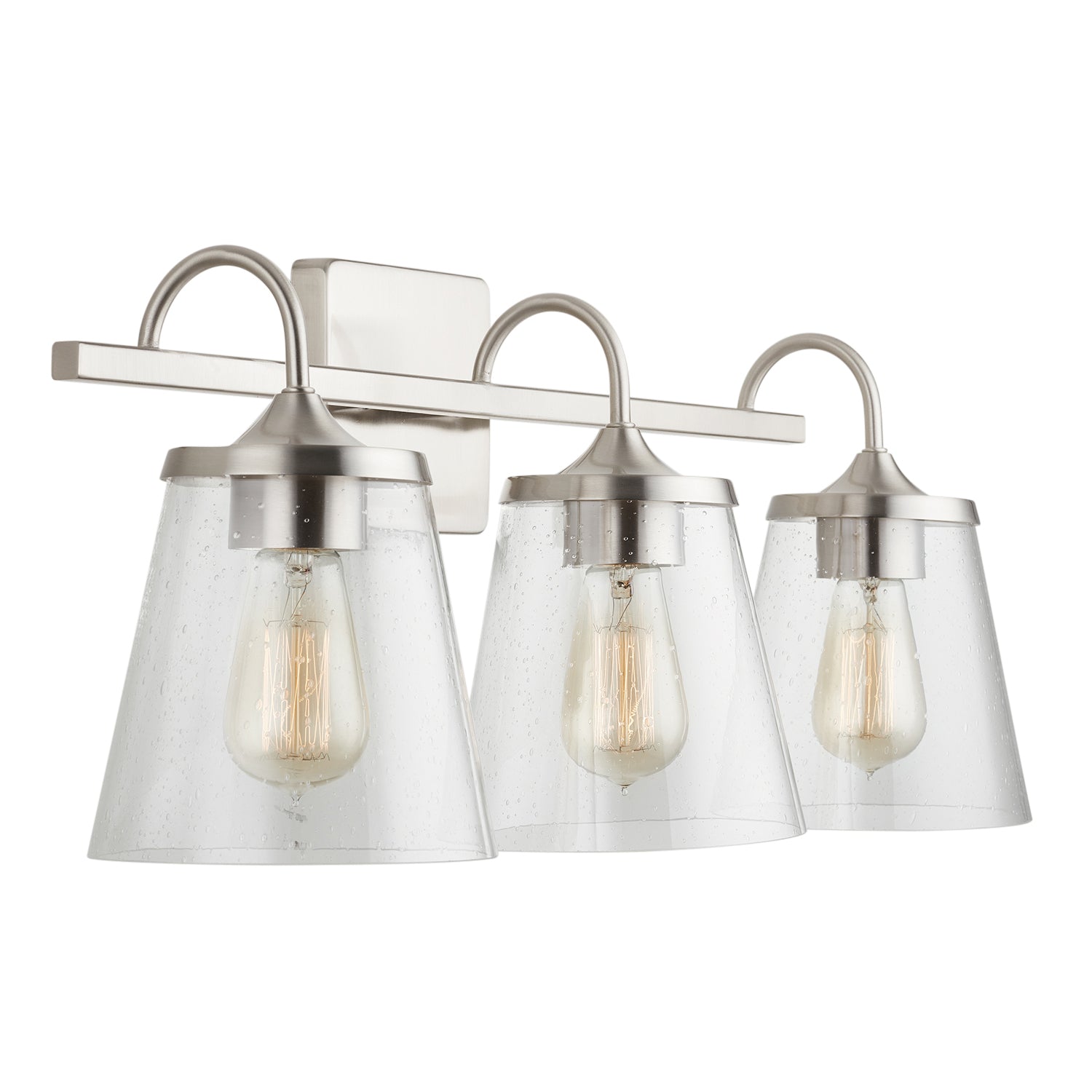 Capital Lighting - 139132BN-496 - Three Light Vanity - Jayne - Brushed Nickel