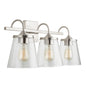 Capital Lighting - 139132BN-496 - Three Light Vanity - Jayne - Brushed Nickel