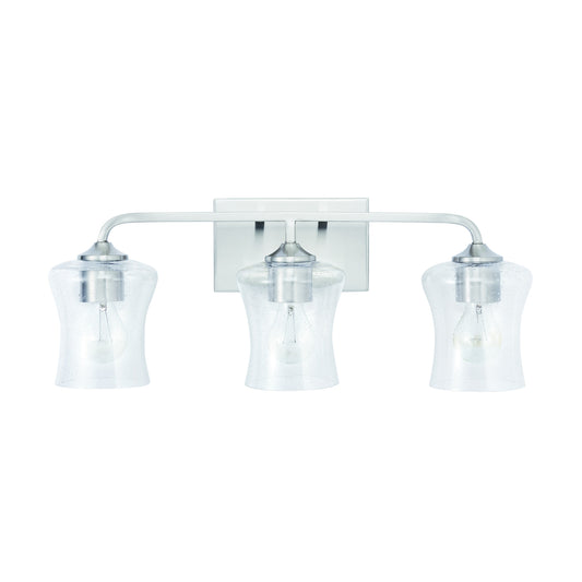 Capital Lighting - 139231BN-499 - Three Light Vanity - Reeves - Brushed Nickel