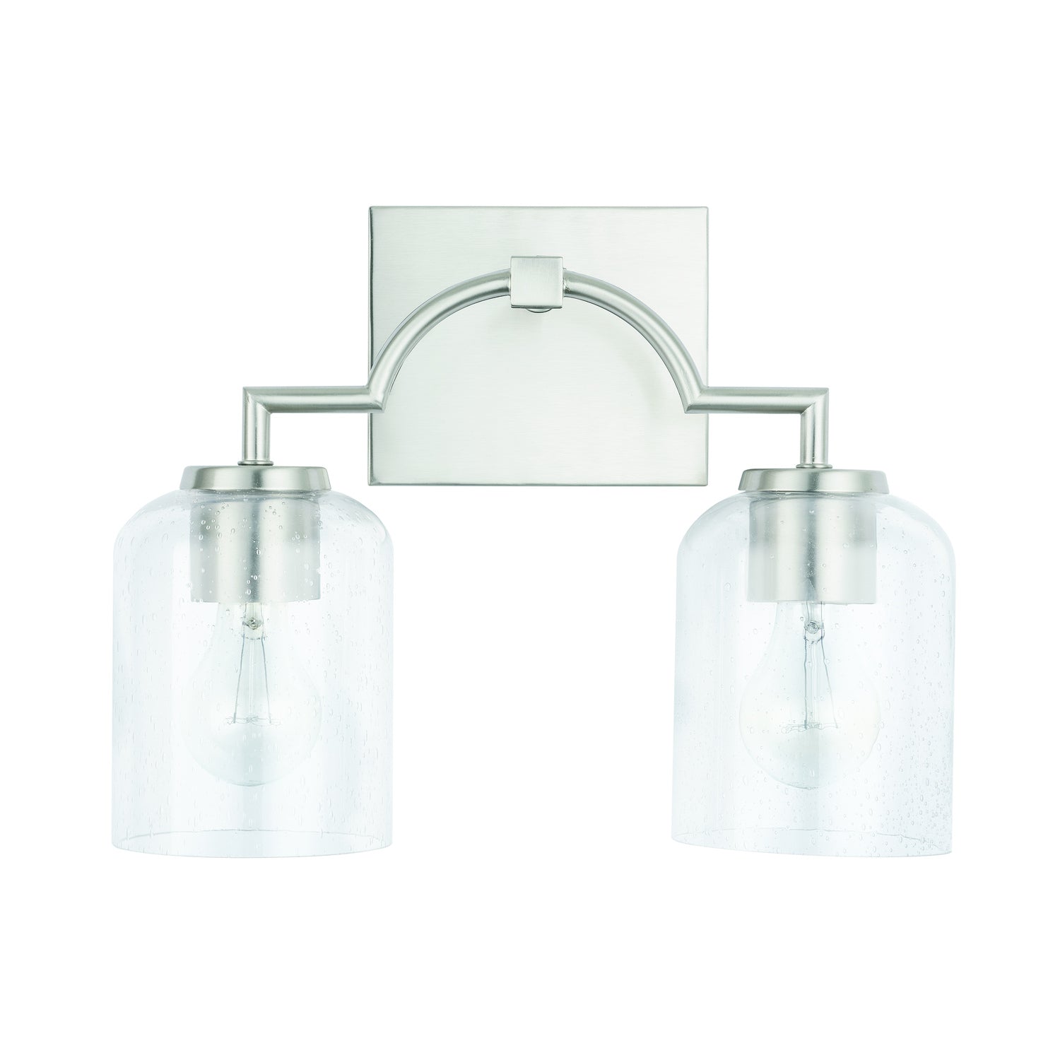 Capital Lighting - 139321BN-500 - Two Light Vanity - Carter - Brushed Nickel