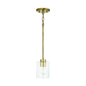 Capital Lighting - 328511AD-449 - One Light Pendant - Greyson - Aged Brass