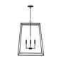 Capital Lighting - 337341BI - Four Light Pendant - Clint - Black Iron