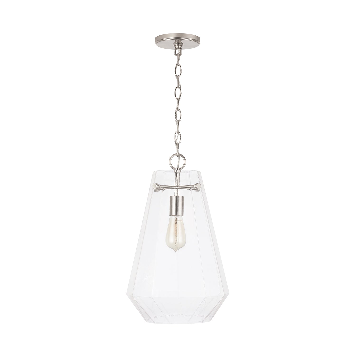 Capital Lighting - 338316BN - One Light Pendant - Lee - Brushed Nickel