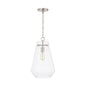 Capital Lighting - 338316BN - One Light Pendant - Lee - Brushed Nickel