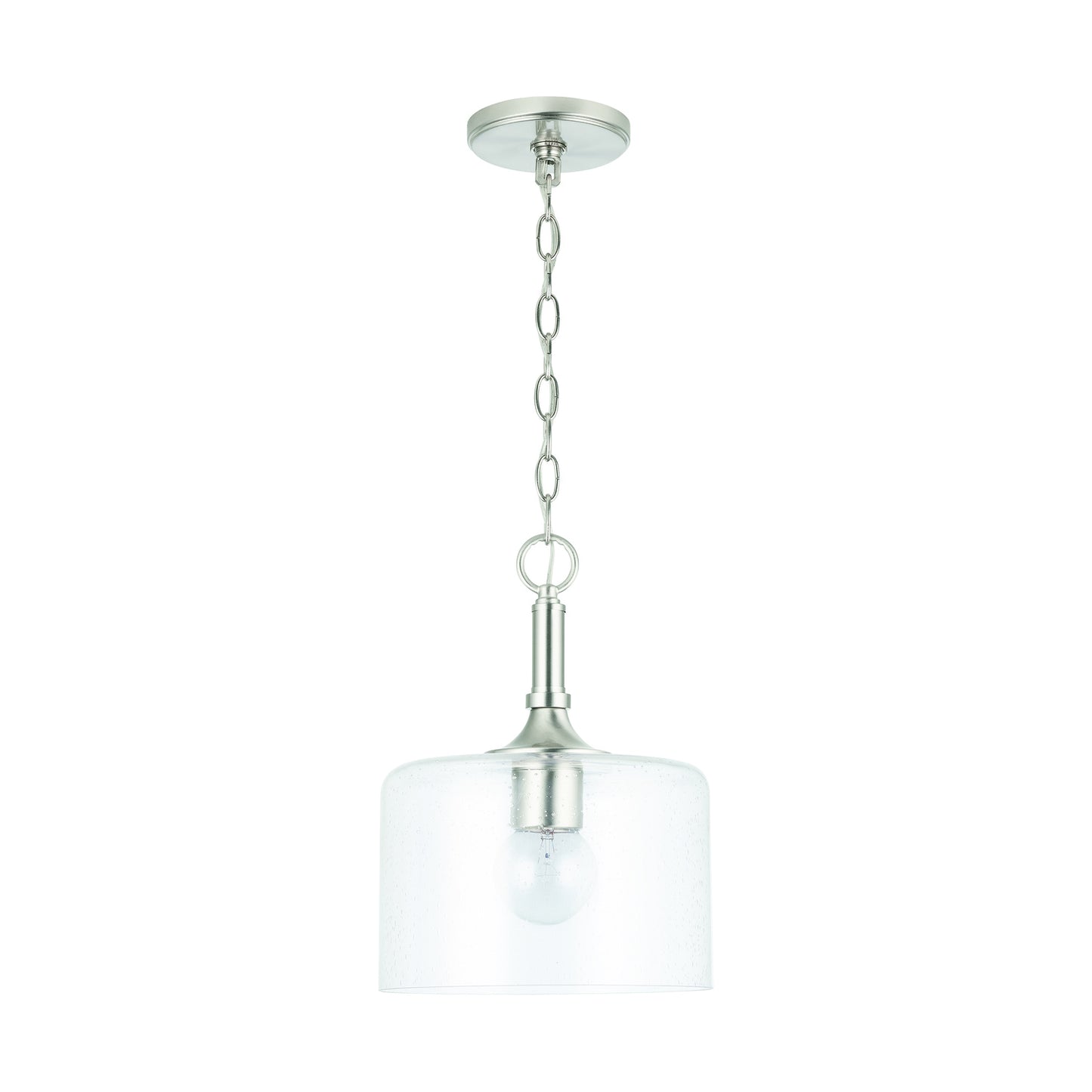 Capital Lighting - 339311BN - One Light Pendant - Carter - Brushed Nickel