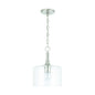 Capital Lighting - 339311BN - One Light Pendant - Carter - Brushed Nickel