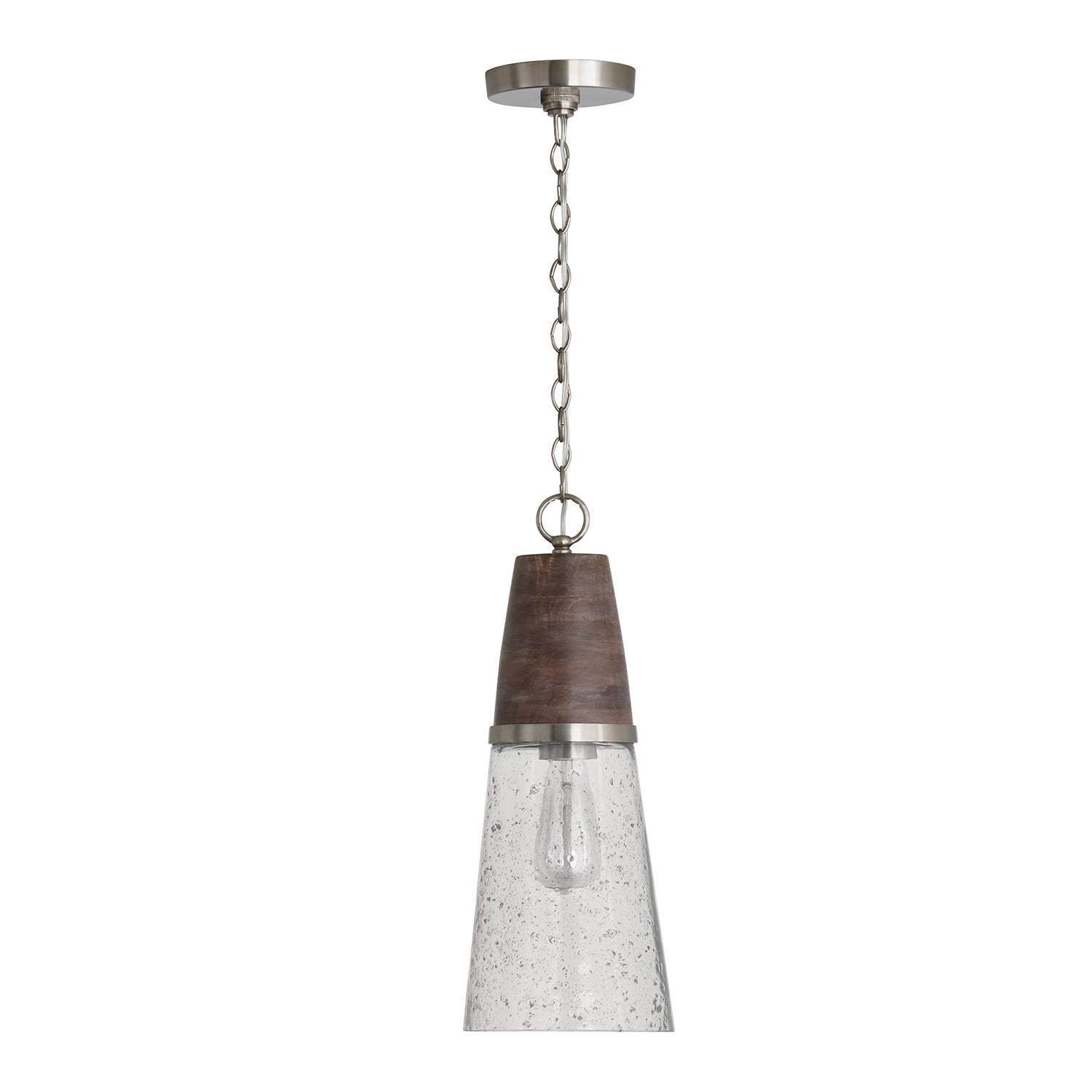 Capital Lighting - 340511HN - One Light Pendant - Connor - Barnhouse and Matte Nickel