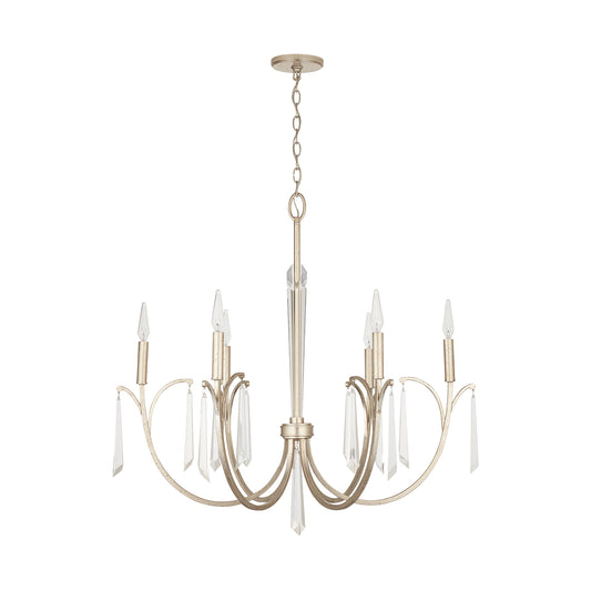 Capital Lighting - 437061WG - Six Light Chandelier - Gwyneth - Winter Gold