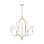 Capital Lighting - 438761WG-698 - Six Light Chandelier - Ophelia - Winter Gold