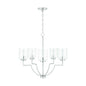 Capital Lighting - 439351BN-500 - Five Light Chandelier - Carter - Brushed Nickel