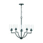 Capital Lighting - 439351MB-500 - Five Light Chandelier - Carter - Matte Black