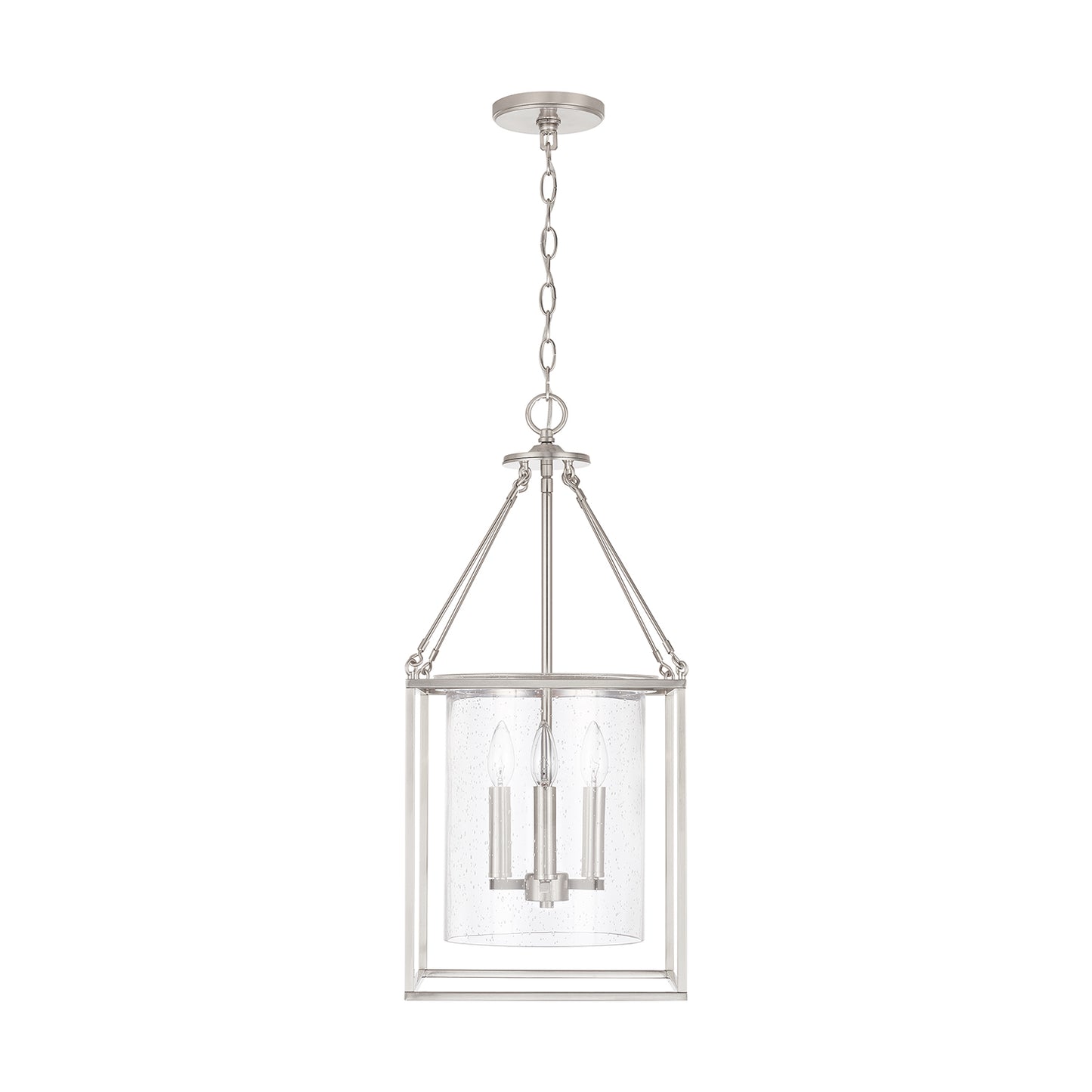 Capital Lighting - 532843BN - Four Light Pendant - Cooper - Brushed Nickel