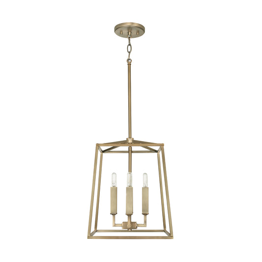 Capital Lighting - 537641AD - Four Light Foyer Pendant - Thea - Aged Brass