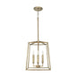 Capital Lighting - 537641AD - Four Light Foyer Pendant - Thea - Aged Brass