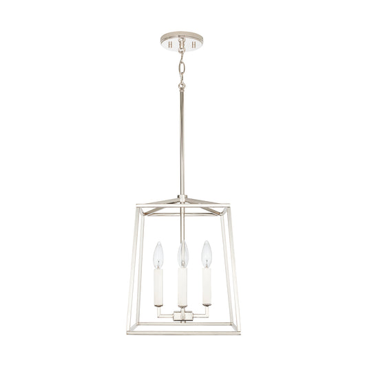 Capital Lighting - 537641PN - Four Light Foyer Pendant - Thea - Polished Nickel