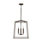 Capital Lighting - 537642OR - Four Light Foyer Pendant - Thea - Oil Rubbed Bronze