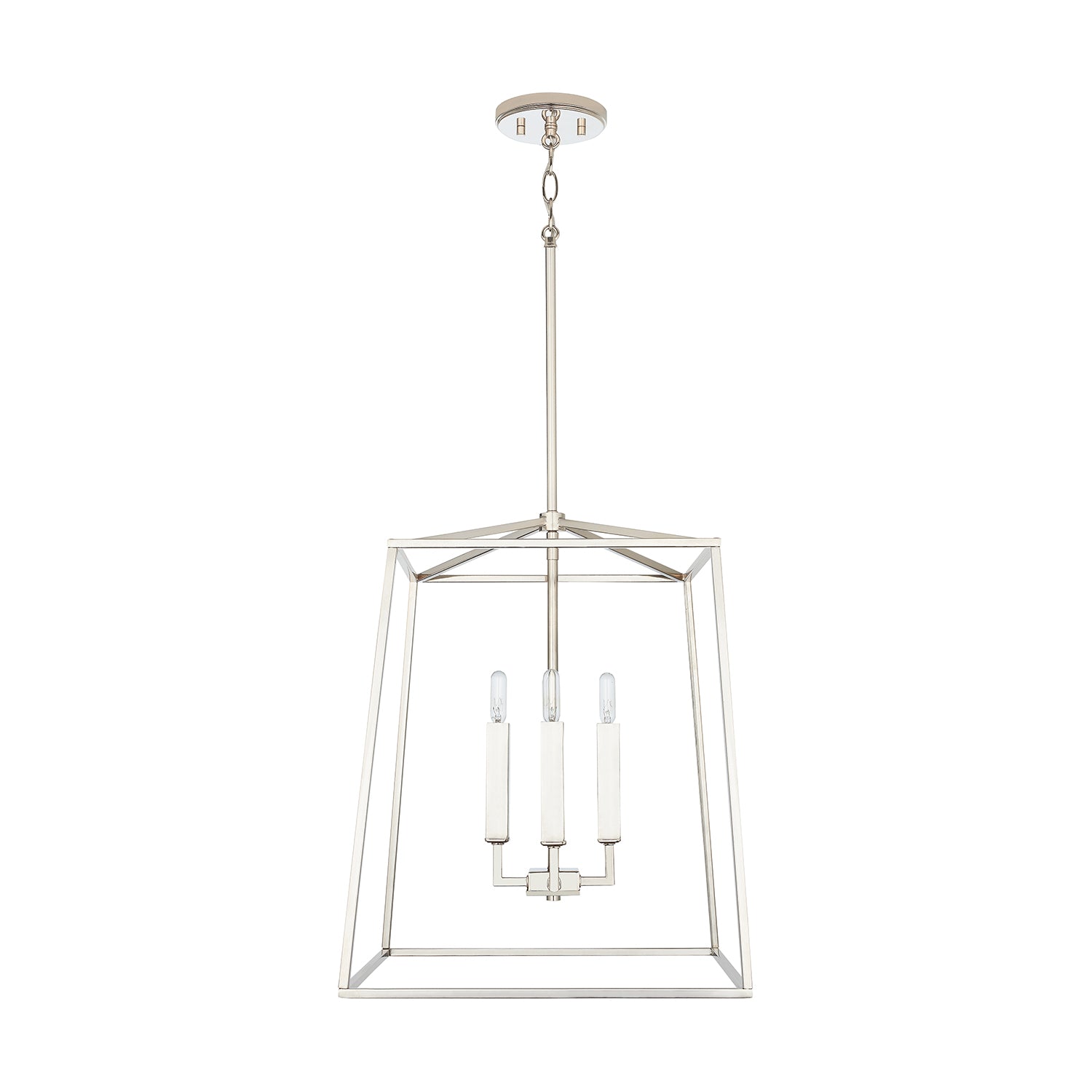 Capital Lighting - 537642PN - Four Light Foyer Pendant - Thea - Polished Nickel