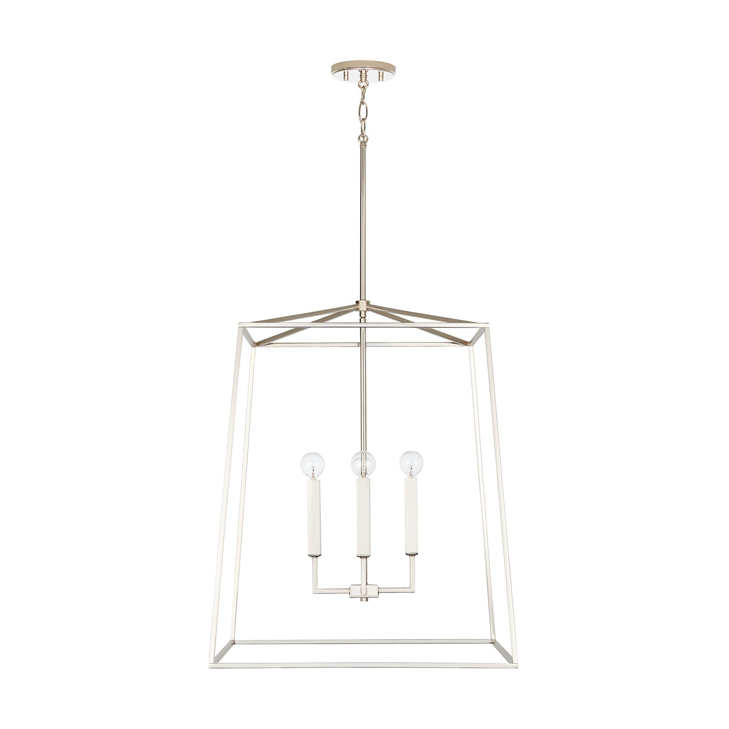 Capital Lighting - 537643PN - Four Light Foyer Pendant - Thea - Polished Nickel