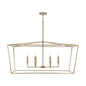 Capital Lighting - 837661AD - Six Light Island Pendant - Thea - Aged Brass