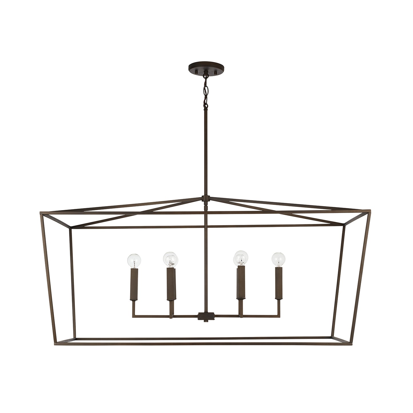 Capital Lighting - 837661OR - Six Light Island Pendant - Thea - Oil Rubbed Bronze