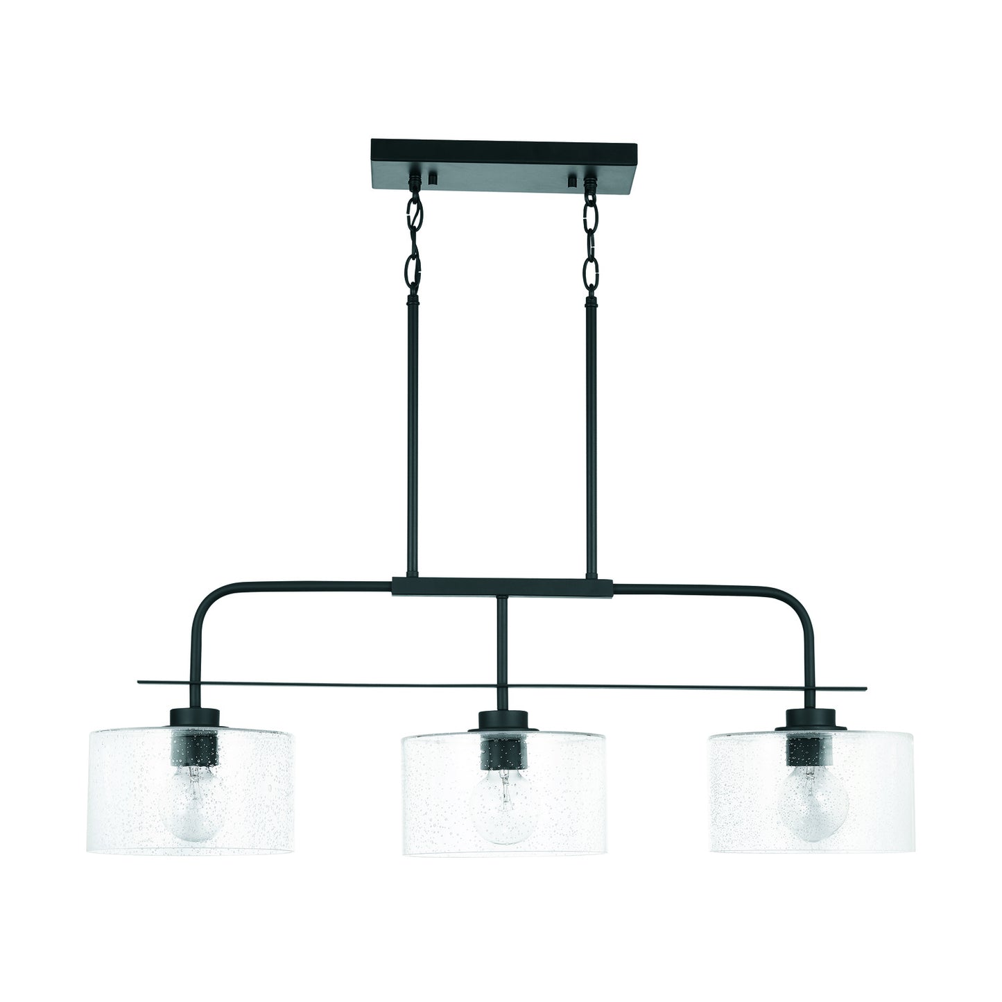 Capital Lighting - 838435MB - Three Light Island Pendant - Jake - Matte Black