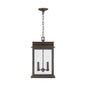 Capital Lighting - 936823OZ - Two Light Outdoor Hanging Lantern - Bolton - Oiled Bronze