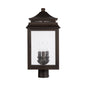 Capital Lighting - 936932OZ - Three Light Outdoor Post Lantern - Sutter Creek - Oiled Bronze