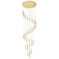 CWI Lighting - 1103P40-36-602 - LED Pendant - Andes - Satin Gold