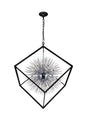 CWI Lighting - 1178P44-20-601 - 20 Light Chandelier - Starburst - Chrome & Black