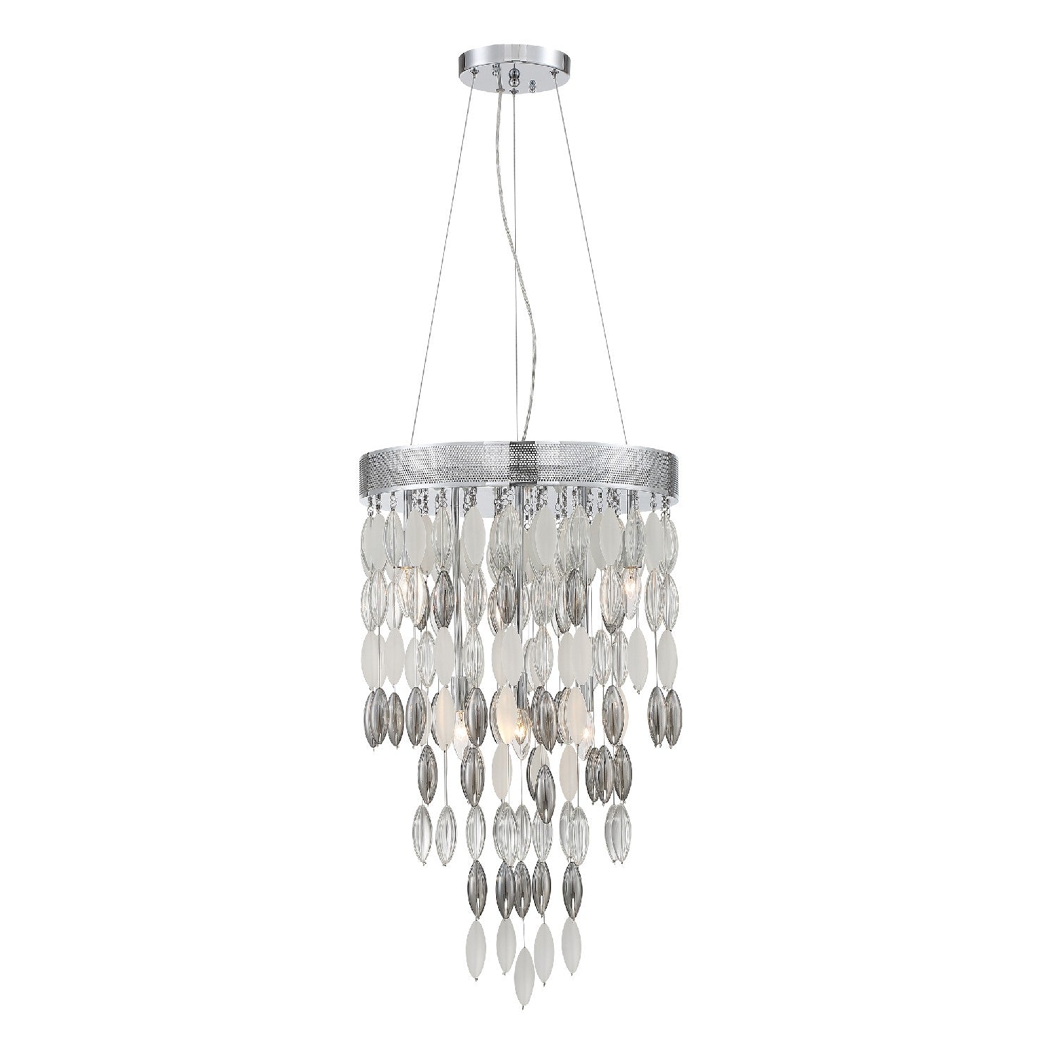 Crystorama - HUD-A2216-CH - Six Light Chandelier - Hudson - Polished Chrome