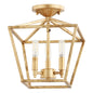 Quorum - 304-10-74 - Three Light Dual Mount - Gabriel - Gold Leaf