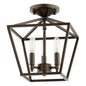 Quorum - 304-10-86 - Three Light Dual Mount - Gabriel - Oiled Bronze