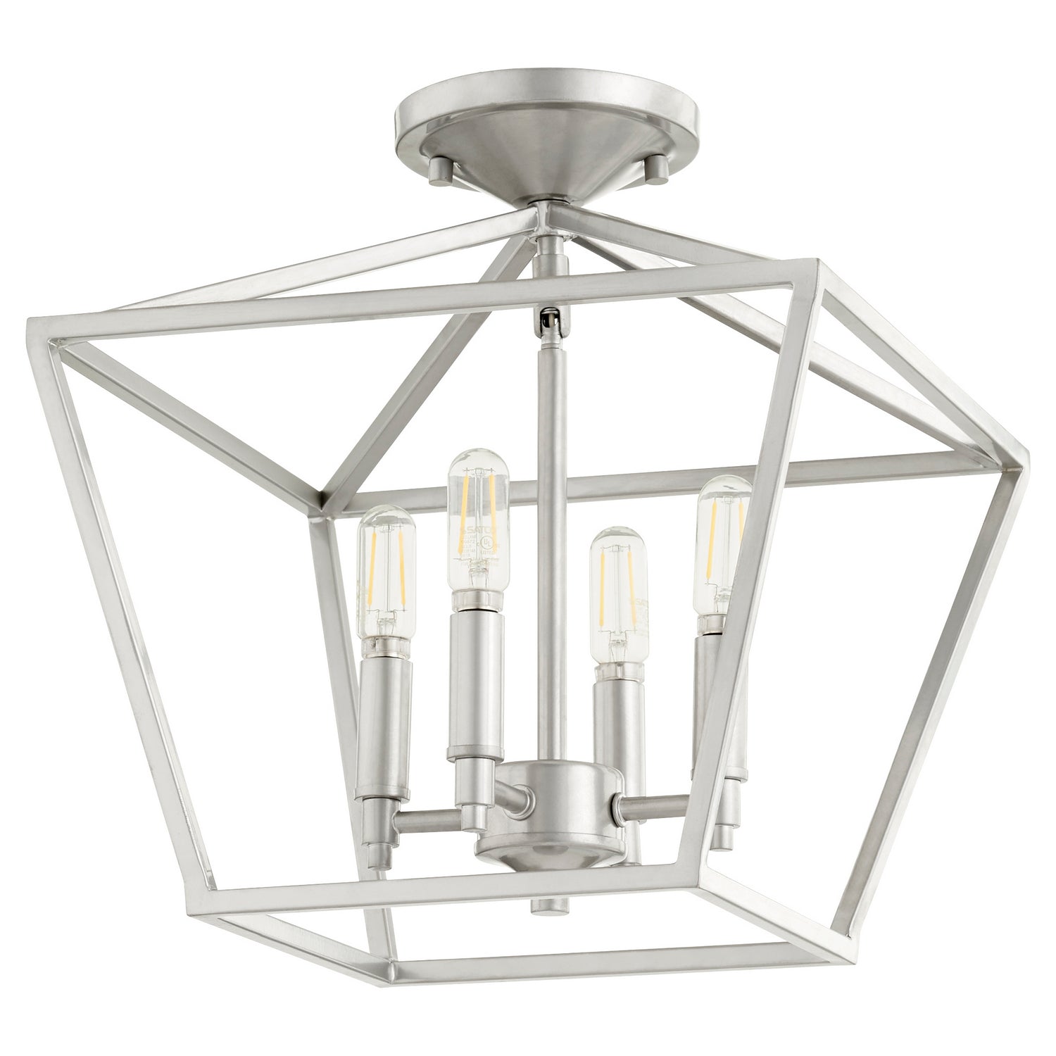 Quorum - 304-13-64 - Four Light Ceiling Mount - Gabriel - Classic Nickel