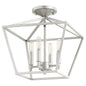 Quorum - 304-13-64 - Four Light Ceiling Mount - Gabriel - Classic Nickel