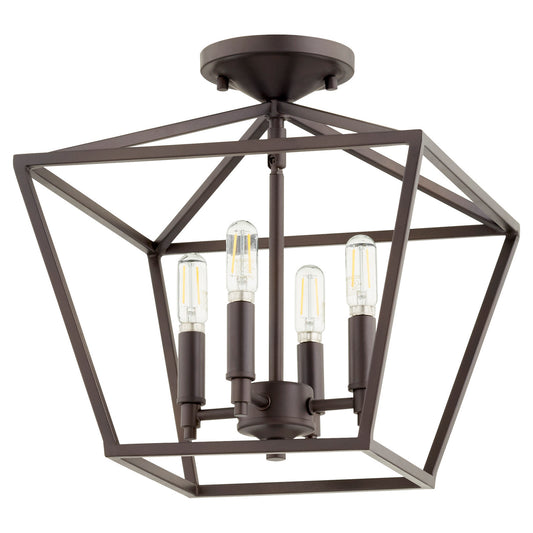 Quorum - 304-13-86 - Four Light Dual Mount - Gabriel - Oiled Bronze