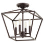 Quorum - 304-13-86 - Four Light Dual Mount - Gabriel - Oiled Bronze